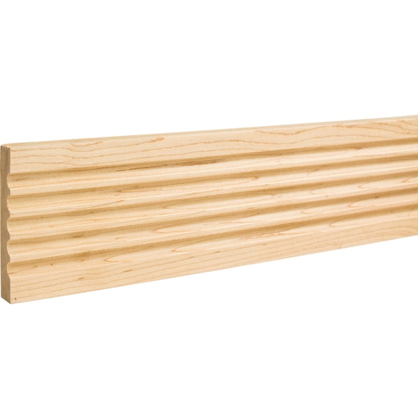 Hardware Resources Cherry, 96" L, 3-1/2" H, Unfinished FLT3CH - main